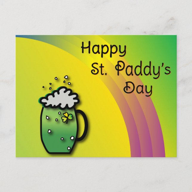 Carte Postale Joyeuse Saint Paddy's Day (Devant)