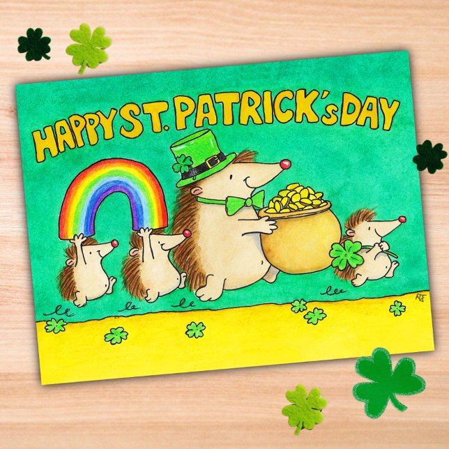 Carte Postale Joyeuse Saint-Patrick  (Créateur téléchargé)