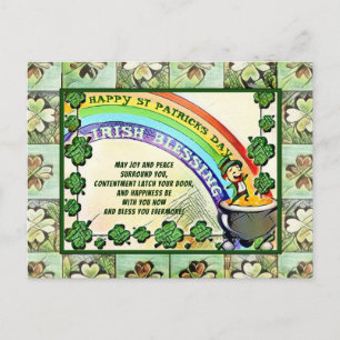 Carte Postale Joyeuse Saint-Patricks Day