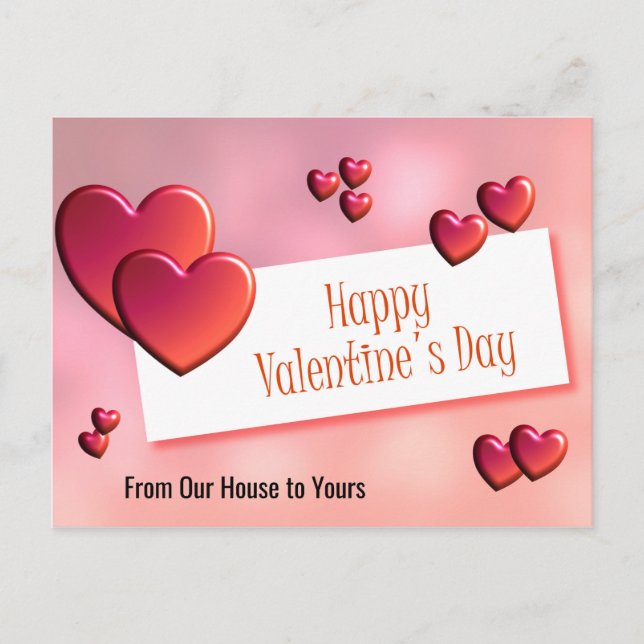 Carte Postale Joyeuse Saint-Valentin  (Devant)