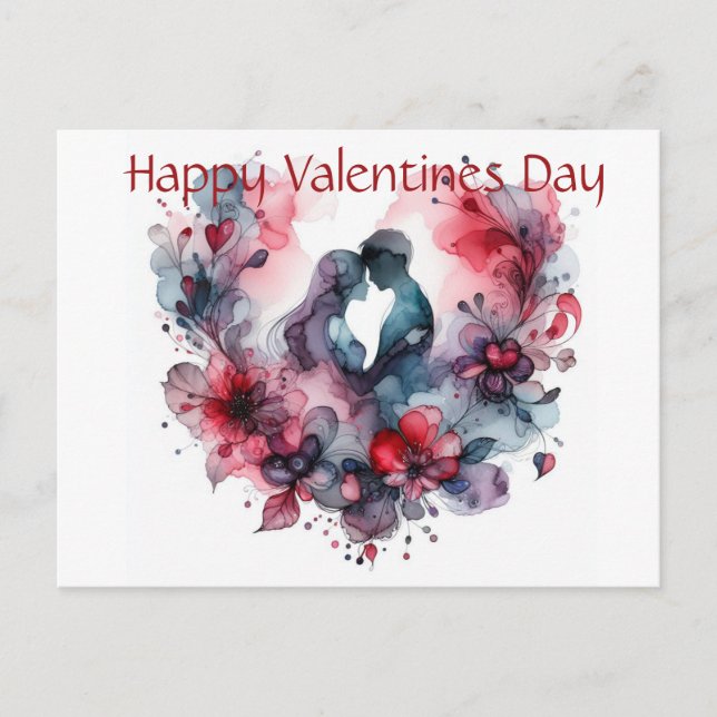 Carte Postale Joyeuse Saint-Valentin (Devant)