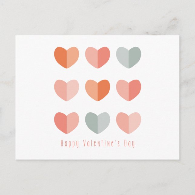 Carte Postale Joyeuse Saint-Valentin (Devant)