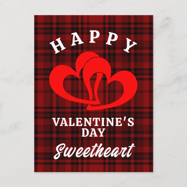Carte Postale Joyeuse Saint-Valentin chéri(e) (Devant)