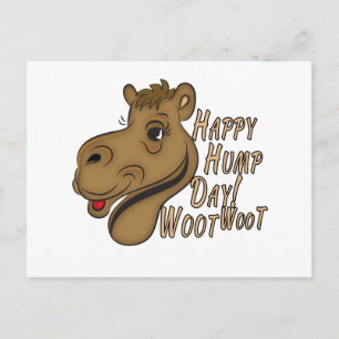 Carte Postale Joyeuse Woot Woot de la Journée de la Humpe