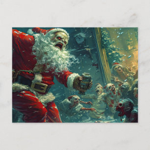 Carte postale Joyeuse Zombie Christmas