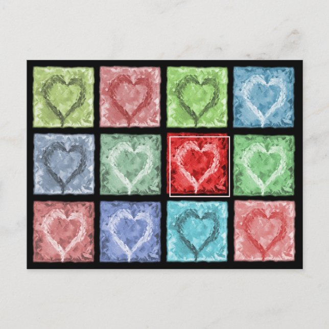 Carte Postale Joyeuses pensées (Devant)