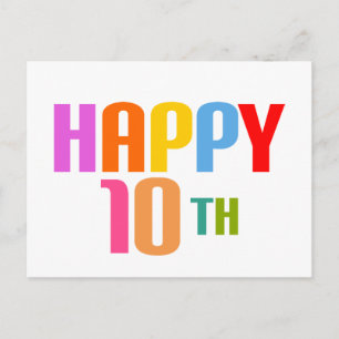 Carte Postale Joyeux 10ème