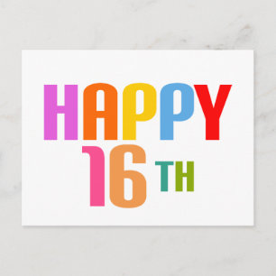 Carte Postale Joyeux 16ème