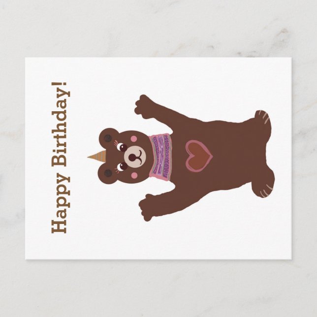 Carte postale Joyeux 1er anniversaire (Devant)