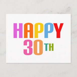 Carte Postale Joyeux 30ème