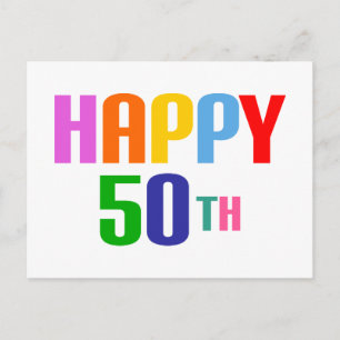 Carte Postale Joyeux 50ème