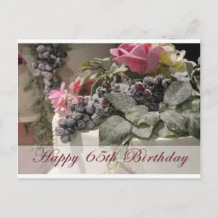 Carte Postale Joyeux 65e anniversaire