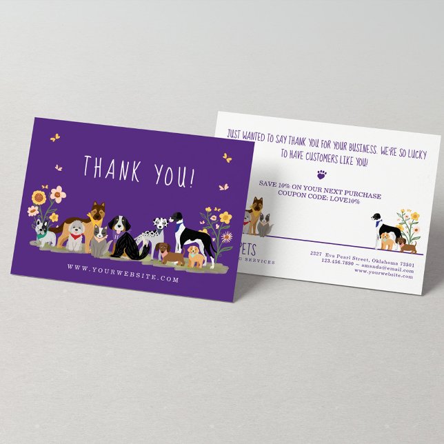 Carte Postale Joyeux Animaux de famille Soins pour animaux de co (Loveable Happy Cat on Window Sill Pet Sitting Business Card)