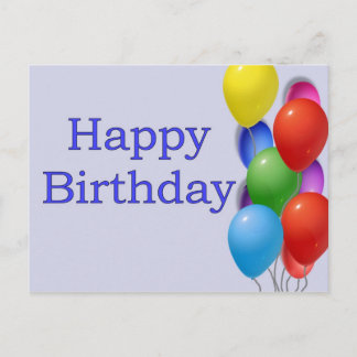 Carte Postale Joyeux anniversaire