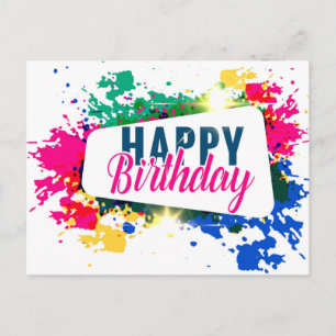 Carte Postale Joyeux anniversaire