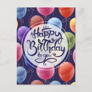 Carte Postale Joyeux anniversaire