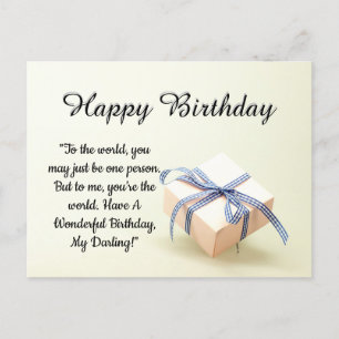 Carte Postale  Joyeux anniversaire