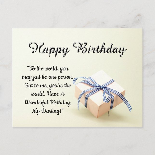 Carte Postale Joyeux anniversaire (Devant)