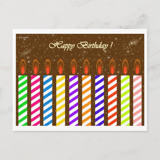 Carte Postale Joyeux Anniversaire ! (Devant)