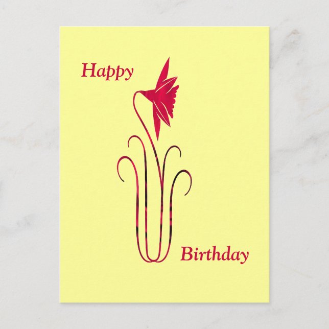 Carte Postale Joyeux anniversaire (Devant)