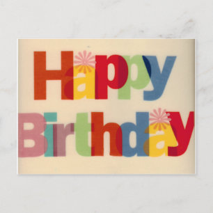 Carte Postale Joyeux anniversaire