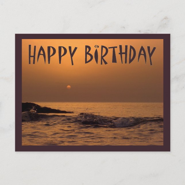 Carte Postale Joyeux anniversaire (Devant)