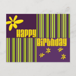 Carte Postale Joyeux anniversaire