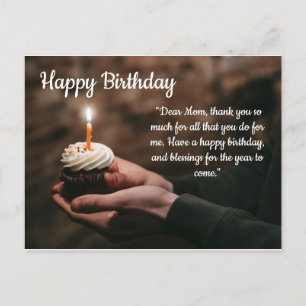 Carte Postale Joyeux anniversaire