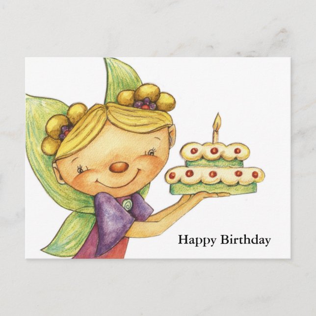 Carte Postale Joyeux anniversaire (Devant)