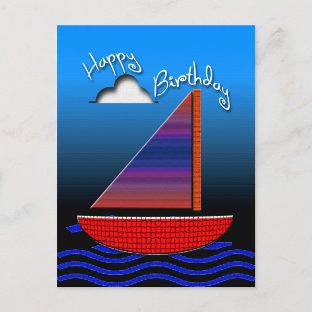 Carte Postale Joyeux anniversaire (Devant)