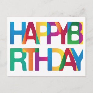 Carte Postale Joyeux anniversaire