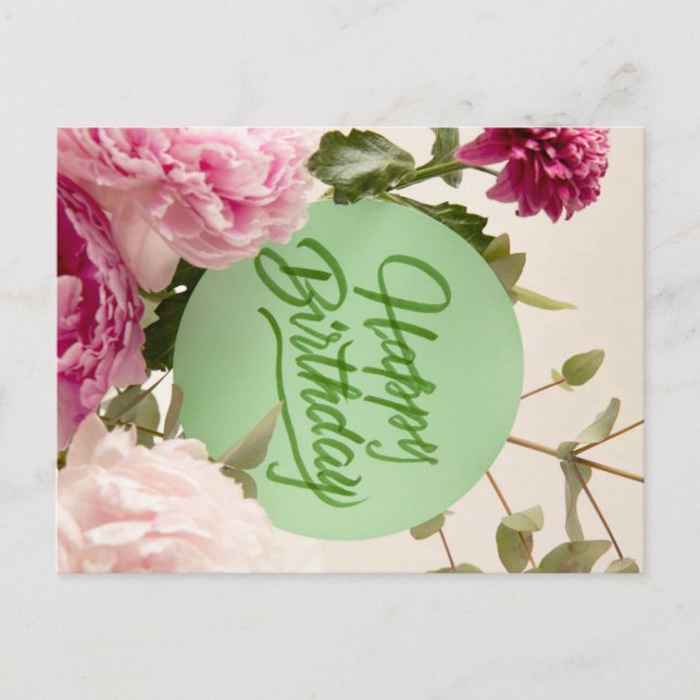 CARTE POSTALE JOYEUX ANNIVERSAIRE (Devant)