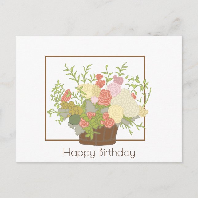 Carte Postale Joyeux anniversaire (Devant)