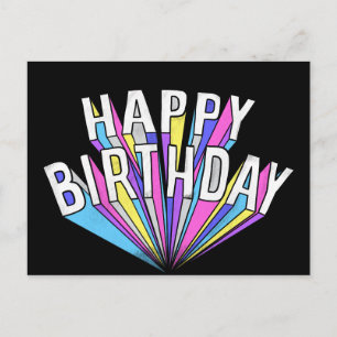 Carte Postale Joyeux anniversaire