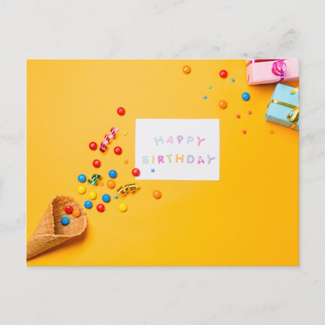 Carte Postale Joyeux Anniversaire (Devant)