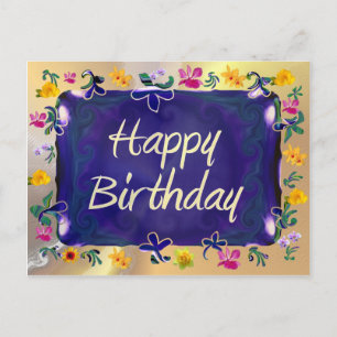 Carte Postale Joyeux anniversaire
