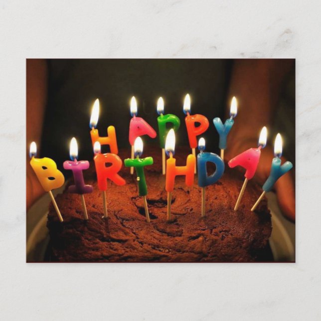 Carte Postale Joyeux anniversaire (Devant)