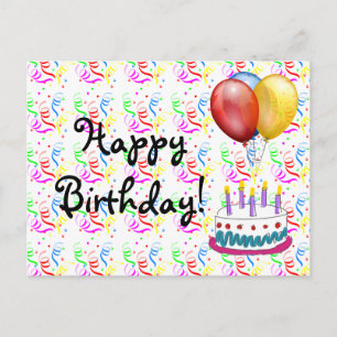 Carte Postale Joyeux anniversaire