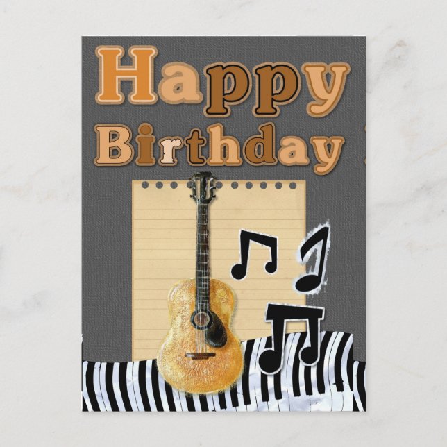 Carte Postale Joyeux Anniversaire (Devant)