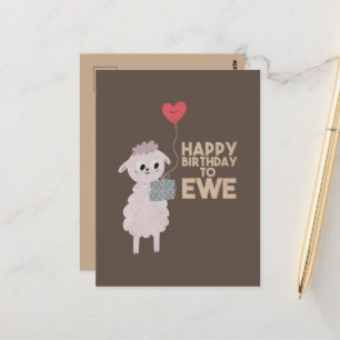 Carte Postale Joyeux Anniversaire à Toi Brebis