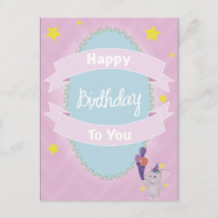 Carte Postale Joyeux Anniversaire À Vous