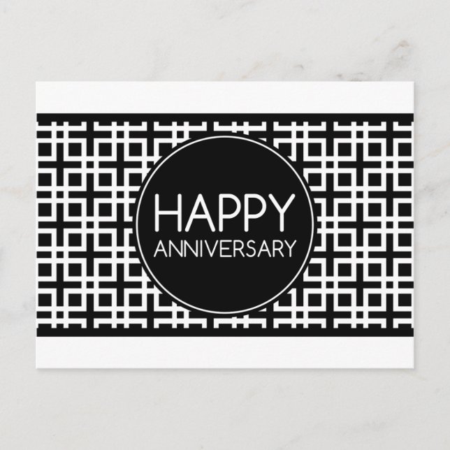 Carte Postale Joyeux anniversaire (cinderStripe) (Devant)