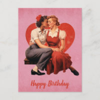 Joyeux Anniversaire Couple Lesbien Vintage