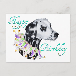 Carte Postale Joyeux anniversaire dalmate