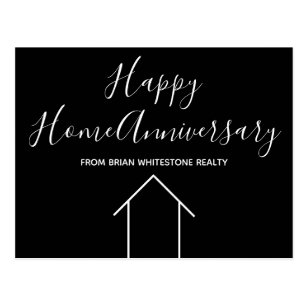 Cartes Postales Joyeux Anniversaire Noir Et Blanc Originales Zazzle Ca