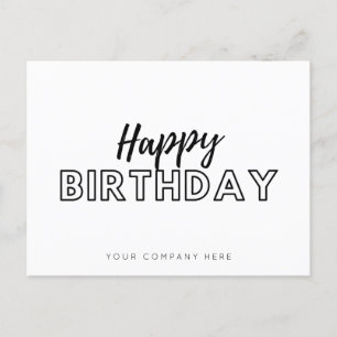 Carte Postale Joyeux anniversaire de l'employé 