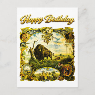 Carte Postale Joyeux anniversaire de l'Expo Pan American 1901 Bu