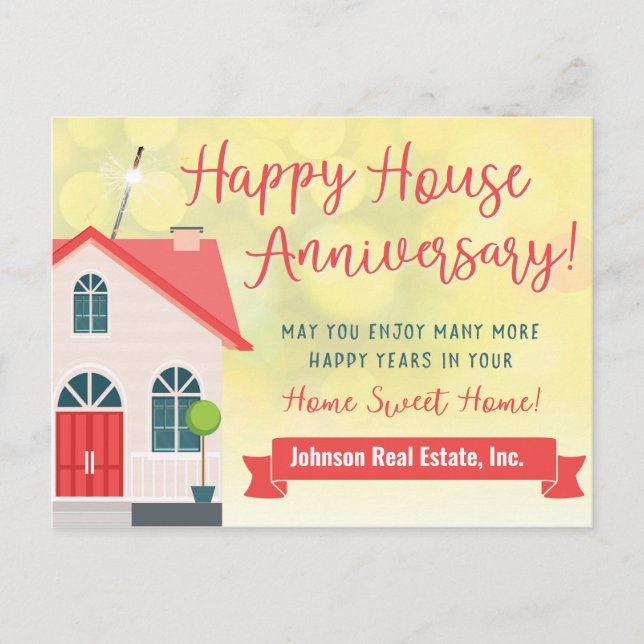 Carte Postale Joyeux Anniversaire De Maison Du Réalisateur (Devant)