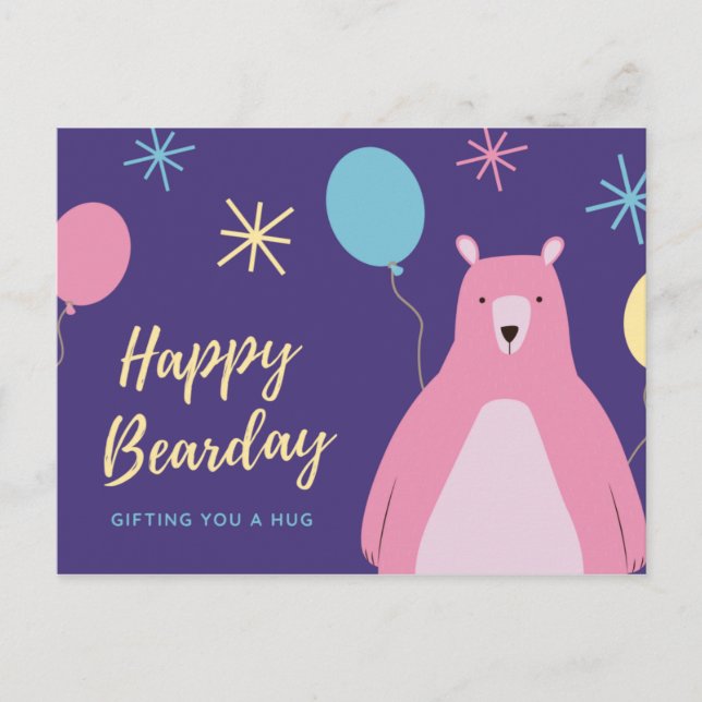 Carte Postale Joyeux anniversaire - Drôle (Devant)