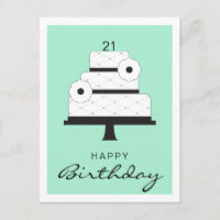 Joyeux Anniversaire Élégante Monnaie De Gâteau Noi